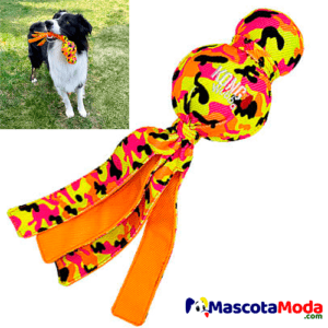 Wubba KONG Pelota doble con cola  perros y cachorros