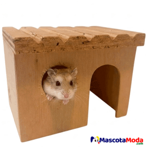 Casa amplia en madera para hámster