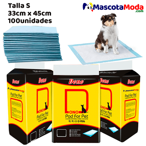 Pads alfombras absorbentes DONO perros y cachorros