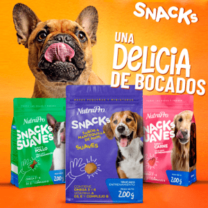 Snack suaves NUTRAPRO sabores variados para perros