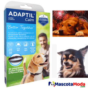 Adaptil collar tranquilizador de feromonas cachorros y perros