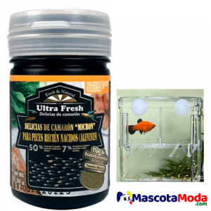 Ultra Fresh Newborn alimento alevines bebes peces acuario