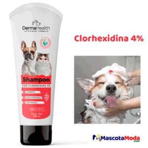 Shampoo clorhexidina 4% perros y gatos DermaHealth