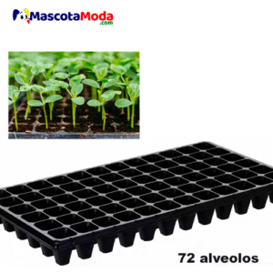 Semillero plástico de 72 espacios bandeja germinación