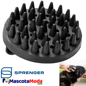 Cepillo caucho Premium profesional SPRENGER para perros