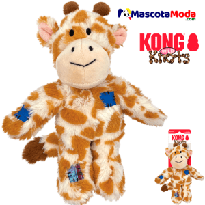 Jirafa en peluche juguete KONG perros y cachorros