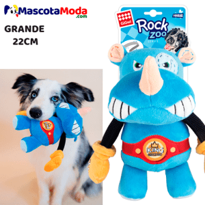 Rinoceronte Boxeador peluche juguete grande para perros