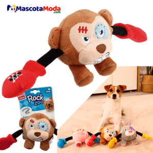 Peluche Mono Boxeador juguete para cachorros