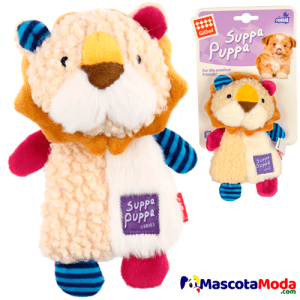Peluche suave león SUPPA PUPPA para cachorros