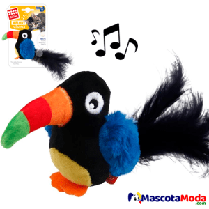 Tucan peluche GIGwi musical para gatos