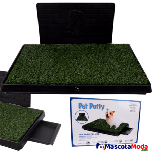 Bandeja DELUXE de césped para pipi cachorros machos