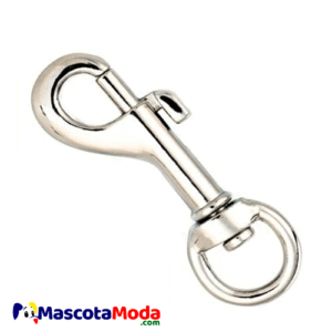 Mosquetón metálico 11cm traíllas y collares perros