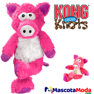 Chancho de peluche KONG KNOTS perros y cachorros