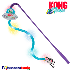 Ovni con luces vara jugete KONG teaser gatos