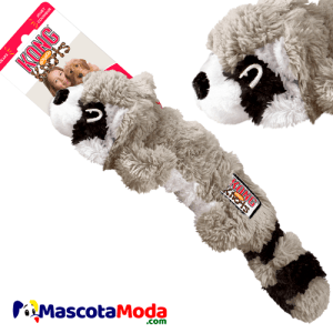 Mordedor Mapache de peluche KONG KNOTS perros