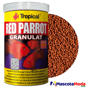 Alimento Premium, para peces RED PARROT granulado