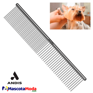 Peine peinilla profesional ANDIS en acero para perros