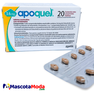 APOQUEL tableta para combatir el prurito o rasquiña