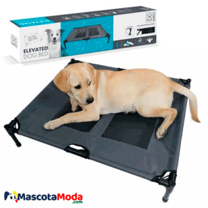 Cama alta metálica lona muy cómoda perros y cachorros