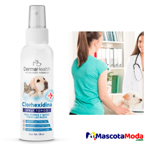 Spray de clorhexidina DERMAHEALTH para perros