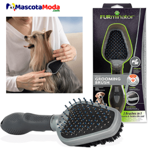 FURMINATOR cepillo doble profesional grooming mascotas
