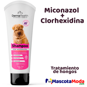Shampoo con miconazol DERMAHEALTH hongos perros