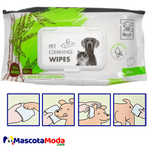 Toallitas húmedas para perros y cachorros