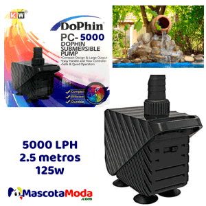 Bomba sumergible multipropósito Dophin 5000lph cascadas