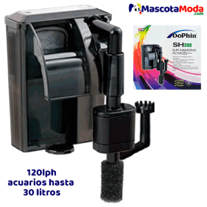 Filtro Dophin cascada para acuarios hasta 30 litros 120lph