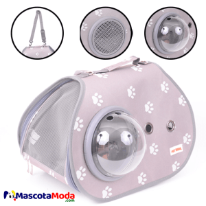 Maleta bolso con cápsula astronauta para mascotas
