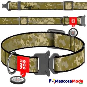 Collar militar clic metalico COBRA WAU DOG perros
