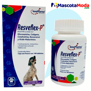 Resveflex-P Glucosamina Colageno Condroitina perros