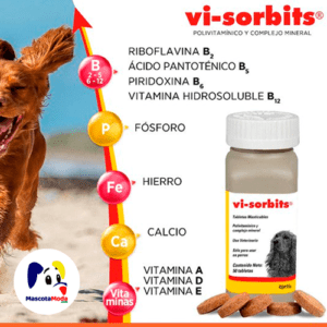 Vi-sorbits tabletas masticables vitaminas y minerales perros