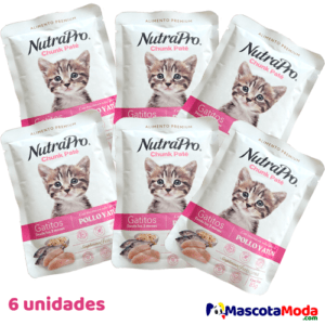 NutraPro Gatitos Chunk Paté alimento húmedo