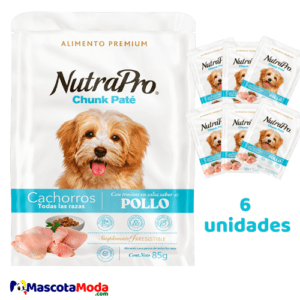 NutraPro Chunk Pate 6 unidades cachorros