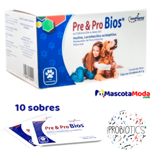 Pre & Pro Bios restaurador de flora intestinal veterinario