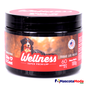 Wellness multivitamínico para piel y pelo perros