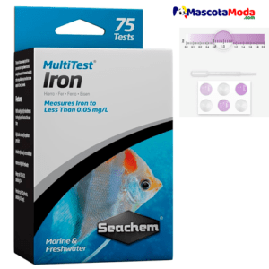 Test Seachem IRON de hierro para acuarios