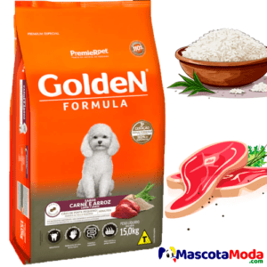 GoldeN Formula alimento Perros pequeños Adultos Carne y Arroz