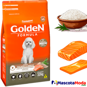 GoldeN Formula alimento Perros pequeños Adultos Salmón y Arroz