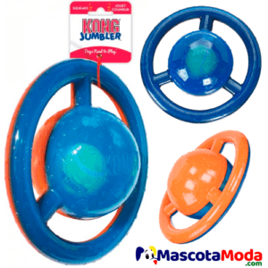 Jumbler KONG OVNI con pelota interna para perros