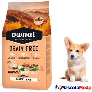 Ownat cordero comida libre de granos cachorros