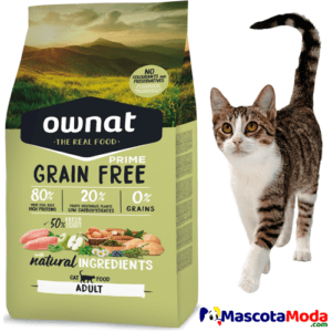 OWNAT alimento libre de granos gatos adultos pavo y pollo