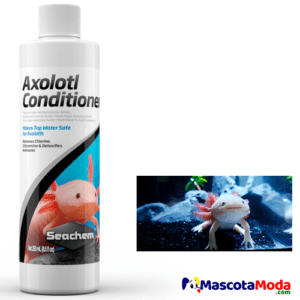 Acondicionador Axolotes seachem acondiciona el agua