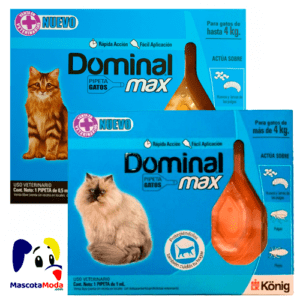 Pipeta Dominal MAX antipulgas para gatos y gatitos