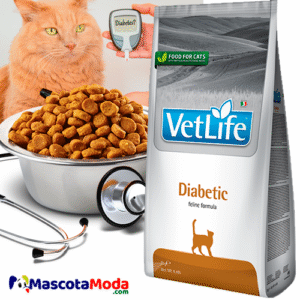 Alimento VetLife diabetic farmina para gatos