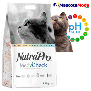 Cristales sanitarios gato MediCheck monitoreo pH