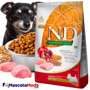 Alimento N&D ANCESTRAL pollo perros senior mini