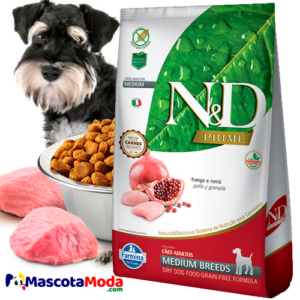 Alimento N&D PRIME pollo para perros medianos