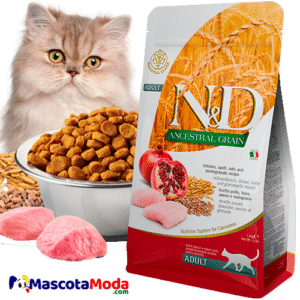 Alimento N&D ANCESTRAL pollo para gatos adultos